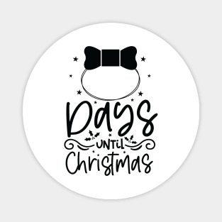 days until christmas Magnet